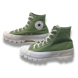 Converse Chuck Taylor All Star Lugged High Top Olive Green Women Sneakers